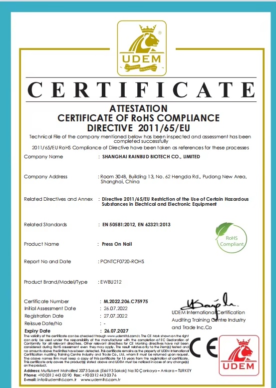 24 PCS Strawberry Bow Nail Art, Long Length Long Water Pipe Fake Nails,Square Head Nail Tips False Nail - Image 2