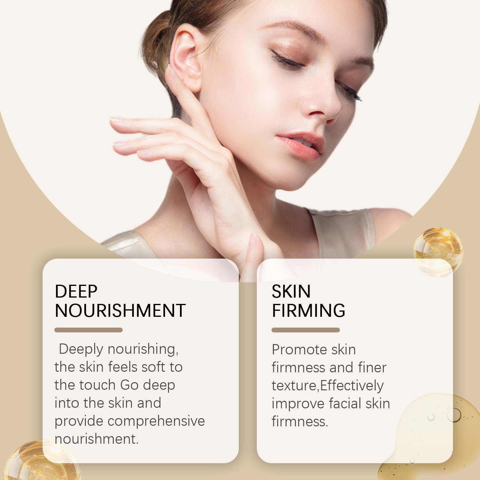 Jaysuing Face Firming Serum To Enhance Skin Elasticity, Firming, Hydrating And Moisturizing Daily Skincare Serum - Image 3