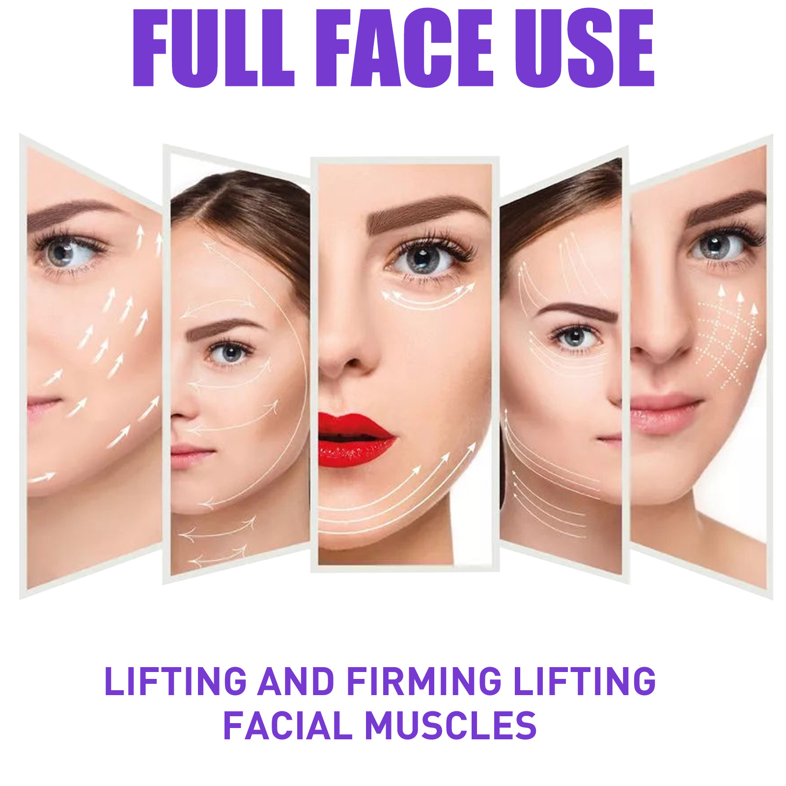 Jaysuing V Face Firming Cream, Contours Tightening, Chin Lifting Facial Skin Relaxation Massage Cream - Image 5