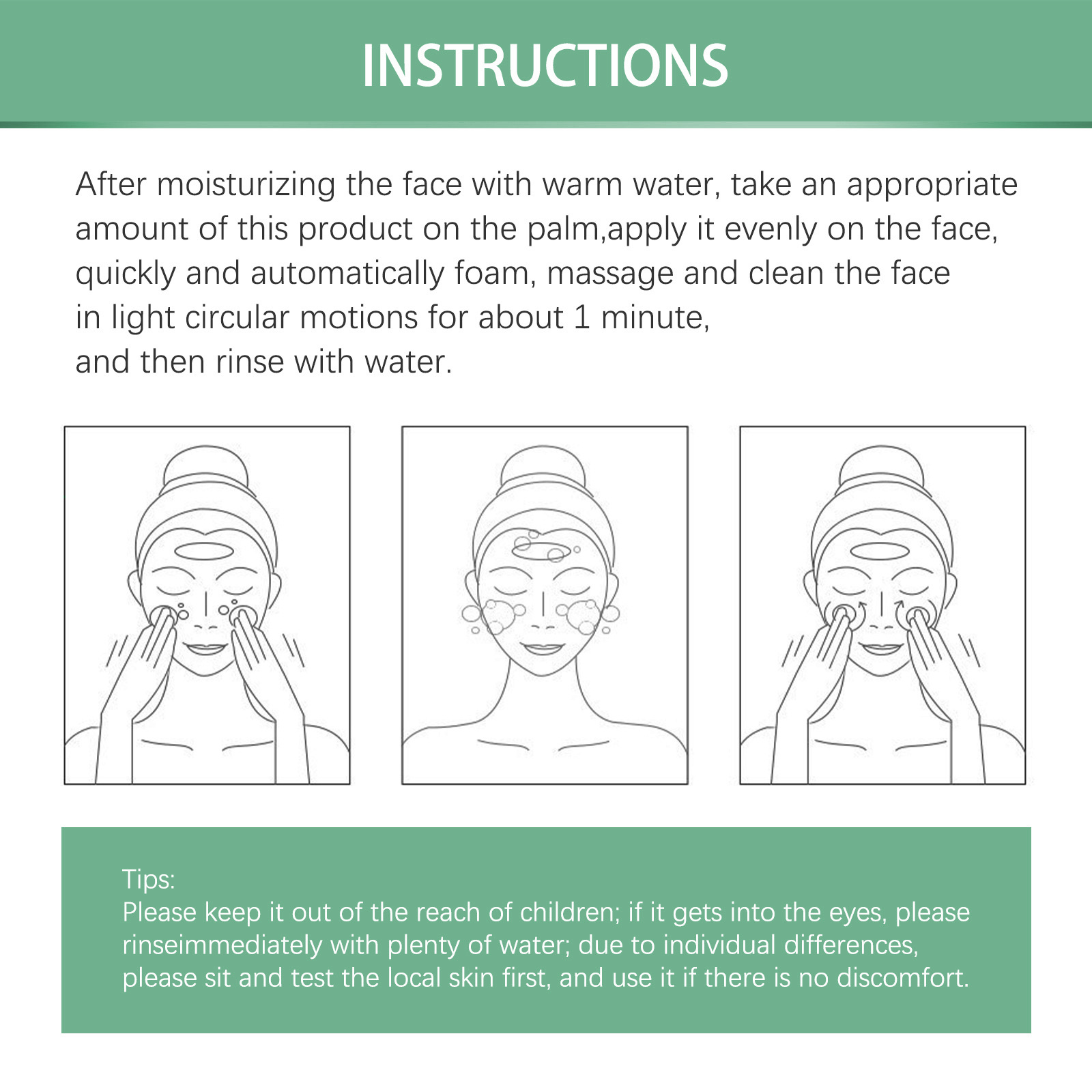 West&Month Brightening And Freckle-removing Facial TreatmentCleansing And Brightening Skin Moisturizing And Non-tightening Cleanser - Image 3