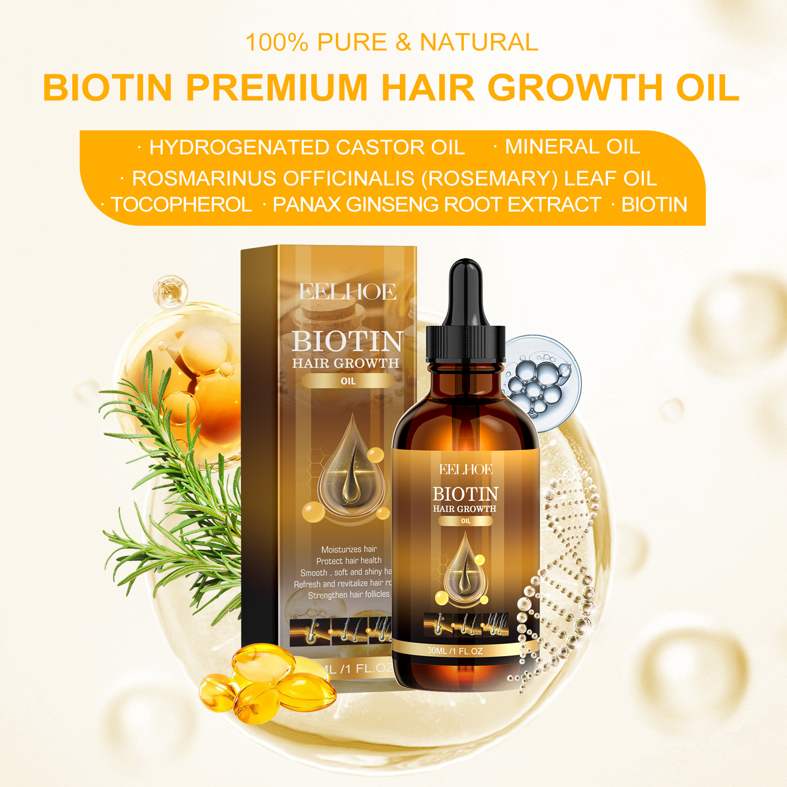 Nourishing And Soothing Hair Care Essential Oil - Image 2