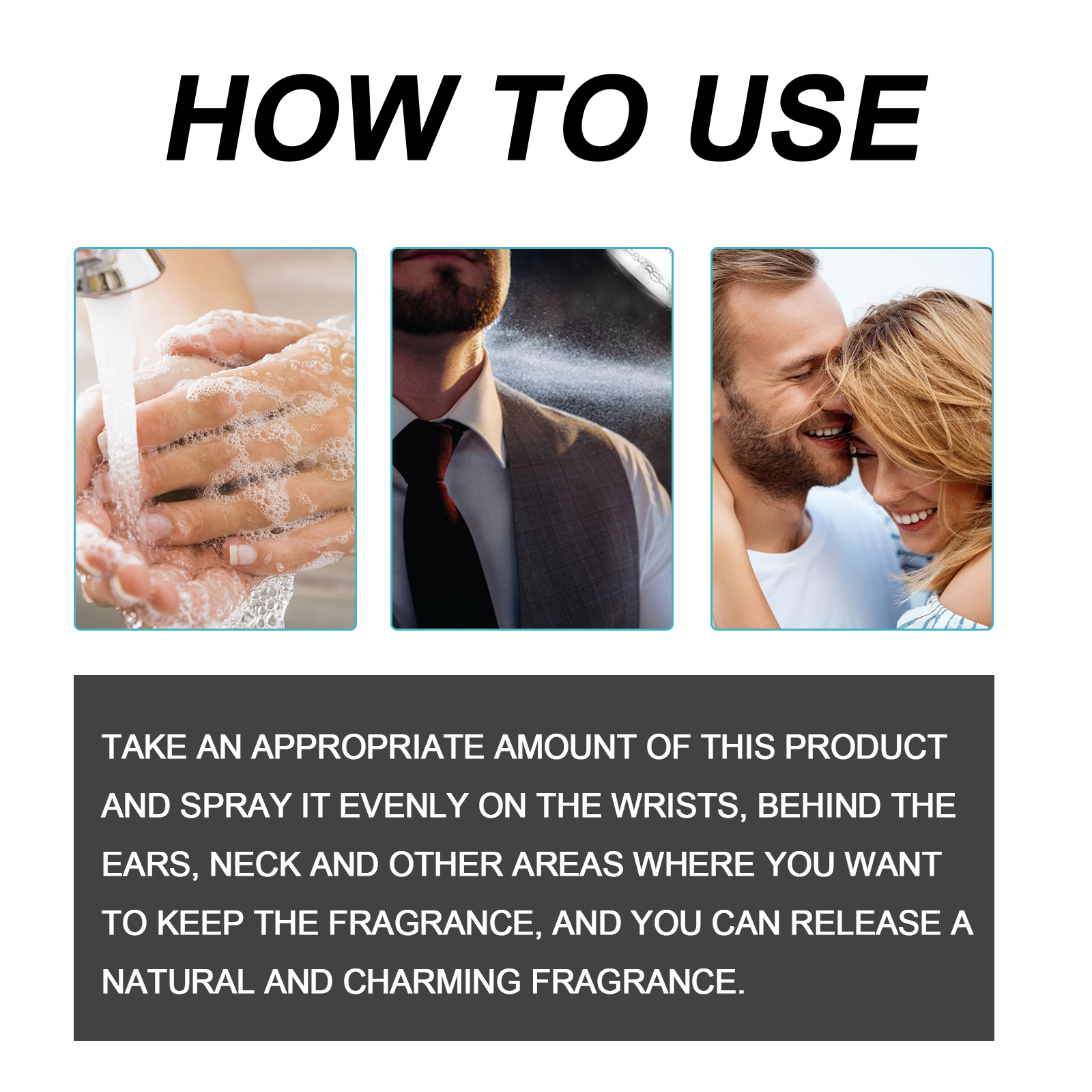 Lovers' Date Natural &Fresh Long-Lasting Unisex Perfume 2Pcs - Image 5