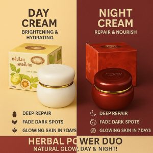 Kim Whitening Pearl Cream Day & Night Combo