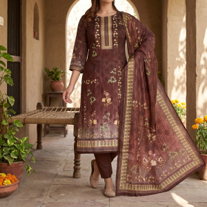 3 Piece Premium cotton lawn